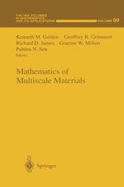 Cover von Mathematics of Multiscale Materials