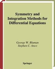 Cover von Symmetry and Integration Methods for Differential Equations