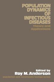 Cover von The Population Dynamics of Infectious Diseases: Theory and Applications