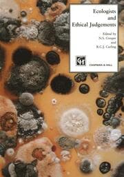 Cover von Ecologists and Ethical Judgements