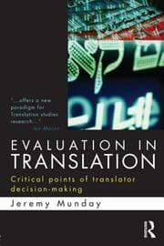 Cover von Evaluation in Translation