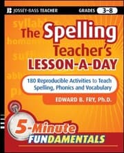 Cover von The Spelling Teacher's Lesson-a-Day
