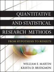 Cover von Quantitative and Statistical Research Methods