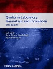 Cover von Quality in Laboratory Hemostasis and Thrombosis