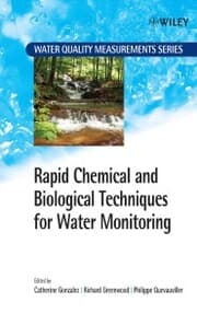Cover von Rapid Chemical and Biological Techniques for Water Monitoring