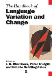 Cover von The Handbook of Language Variation and Change