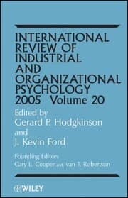 Cover von International Review of Industrial and Organizational Psychology 2005, Volume 20