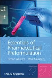 Cover von Essentials of Pharmaceutical Preformulation