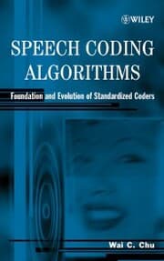 Cover von Speech Coding Algorithms