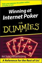 Cover von Winning at Internet Poker For Dummies