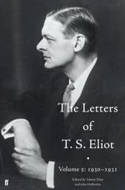 Cover von The Letters of T. S. Eliot Volume 5: 1930-1931