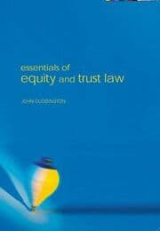 Cover von Essentials of Equity and Trusts Law