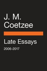 Cover von Late Essays 2006-2017