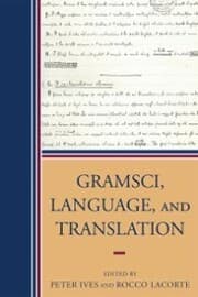 Cover von Gramsci, Language, and Translation