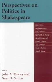 Cover von Perspectives on Politics in Shakespeare