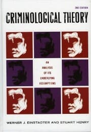 Cover von Criminological Theory