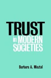 Cover von Trust in Modern Societies