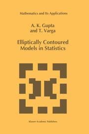 Cover von Elliptically Contoured Models in Statistics