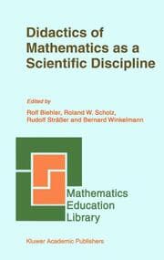 Cover von Didactics of Mathematics as a Scientific Discipline