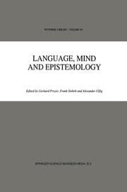Cover von Language, Mind and Epistemology