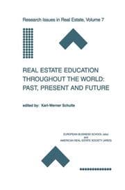 Cover von Real Estate Education Throughout the World