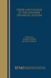 Cover von Crisis and Change in the Japanese Financial System