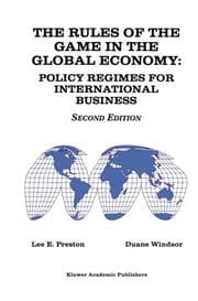 Cover von The Rules of the Game in the Global Economy