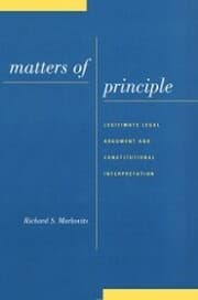 Cover von Matters of Principle