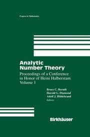 Cover von Analytic Number Theory:The Halberstam Festschrift 1