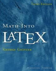 Cover von Math into LaTeX