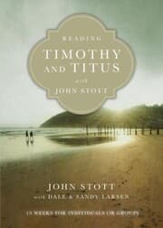 Cover von Reading Timothy and Titus with John Stott