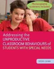 Cover von Addressing the Unproductive Classroom Behaviours of Students with Special Needs
