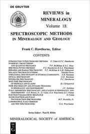Cover von Spectroscopic Methods in Mineralogy and Geology