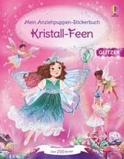 Cover von Mein Anziehpuppen-Stickerbuch: Kristall-Feen