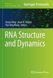 Cover von RNA Structure and Dynamics