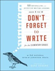 Cover von Don't Forget to Write for the Elementary Grades