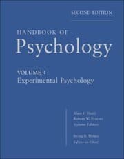 Cover von Handbook of Psychology, Experimental Psychology