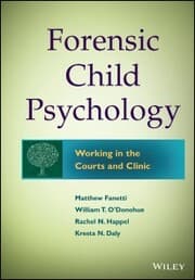 Cover von Forensic Child Psychology
