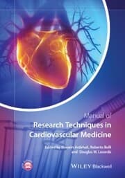 Cover von Manual of Research Techniques in Cardiovascular Medicine
