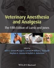 Cover von Veterinary Anesthesia and Analgesia