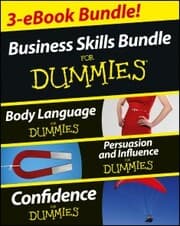 Cover von Business Skills For Dummies Three e-book Bundle: Body Language For Dummies, Persuasion and Influence For Dummies and Confidence For Dummies