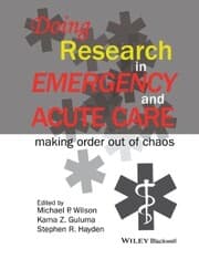 Cover von Doing Research in Emergency and Acute Care