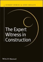 Cover von The Expert Witness in Construction