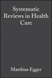 Cover von Systematic Reviews in Health Care