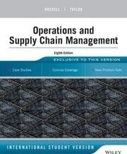 Cover von Operations and Supply Chain Management