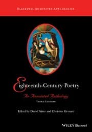 Cover von Eighteenth-Century Poetry