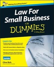 Cover von Law for Small Business For Dummies - UK