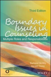 Cover von Boundary Issues in Counseling