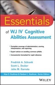 Cover von Essentials of WJ IV Cognitive Abilities Assessment