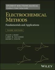 Cover von Electrochemical Methods: Fundamentals and Applications, 3e Student Solutions Manual